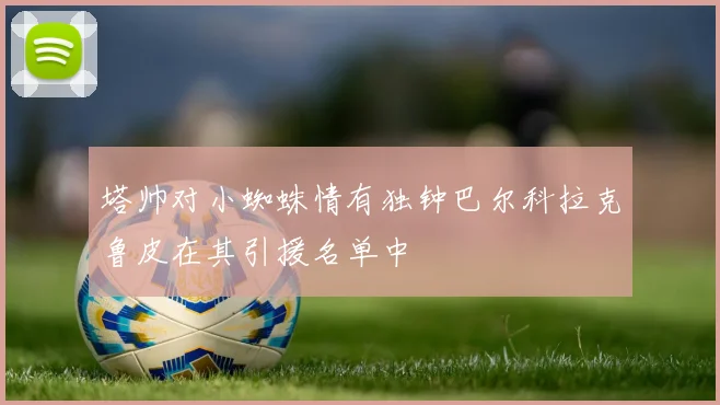 塔帅对小蜘蛛情有独钟巴尔科拉克鲁皮在其引援名单中