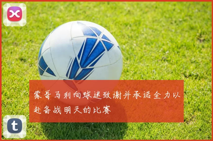 蒙哥马利向球迷致谢并承诺全力以赴备战明天的比赛